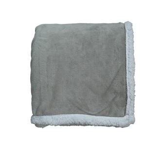 HOME ELEMENTS Deka s beránkem 150*200, jednobarevná Šedá cesmína