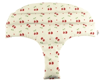 Dámský nahřívací pás s třešňovými pecičkami, termofor - Cherry life, ecru