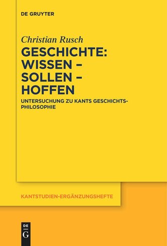 Geschichte: Wissen ¿ Sollen ¿ Hoffen