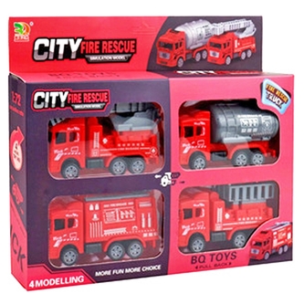 Auta požárnická se zpětným chodem