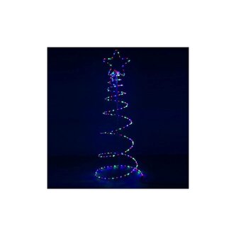 LED Vánoční stromek - 135cm, 192LED, IP44, multicolor