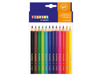 Barevné pastelky XL, 12 ks