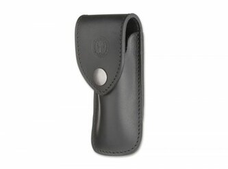 Böker Manufaktur Solingen 090030 malé francúzske kožené puzdro, do 11 cm, čierna