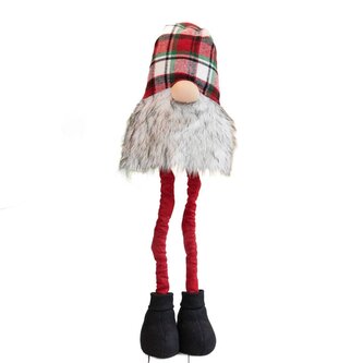 Vánoční trpaslík | ELIAS | kostkovaný trpaslík s teleskopickými nohami | 120 cm | 800875