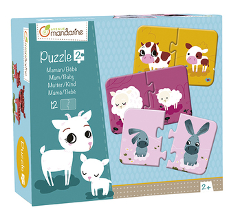 Duo puzzle Maminka a mládě, Avenue Mandarine