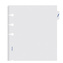 Filofax, Průhledná krycí stránka se záložkou, A5, transparentní