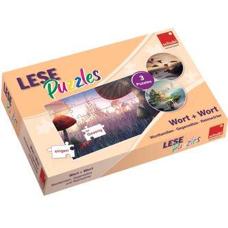 SCHUBI LesePuzzles  Wort + Wort