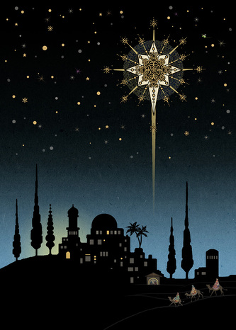 Přání MC052 BUG ART - vánoční