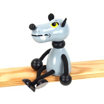 VLK - dřevěná figurka