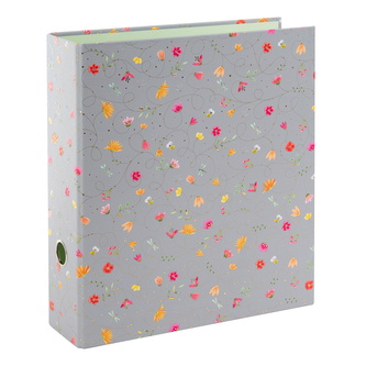 Summer day grey Pořadač A4 pákový 8 cm 29x32 cm 33389 GOLDBUCH