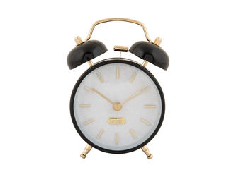 Designový budík 6009BK Karlsson 12cm