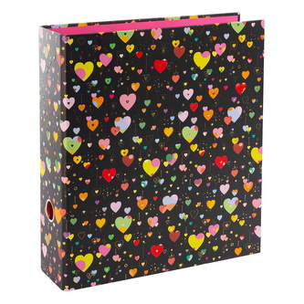 Heart to Heart dark Pořadač A4 pákový 8 cm 29x32 cm 33484 GOLDBUCH