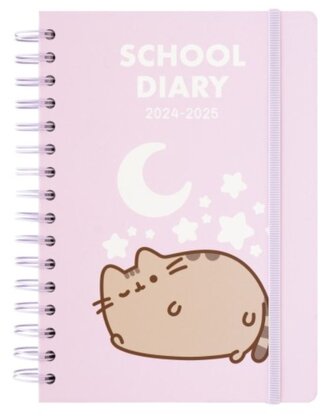 Plánovací týdenní diář A5 2024/2025 Pusheen (14,8 x 21 cm)