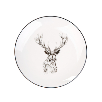 Vánoční dezertní talíř | REINDEER | s jelenem | 19 cm | 873459
