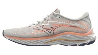 MIZUNO WAVE RIDER 27 / sWhite/NBlue/CoralReef Velikost boty: 40.5/7.0