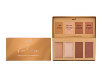 Barry M Heatwave Konturovací paletka Highlighter & Bronzer Palette 14 g pro ženy
