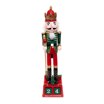 Vánoční figurka | NUTCRACKER | adventní kalendář s louskáčkem | 42 cm | 867786