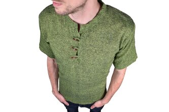 Kurta pánská ANKITA, krátký rukáv, světle zelená M