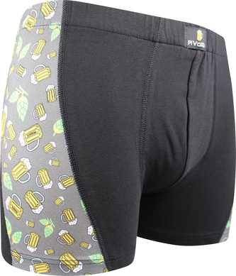 VoXX® boxerky Kamil image PIVO pivo MALÉ-šedá M 1 ks