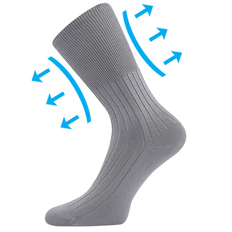 Lonka® ponožky Zdravan šedá 35-37 (23-24) 3 páry
