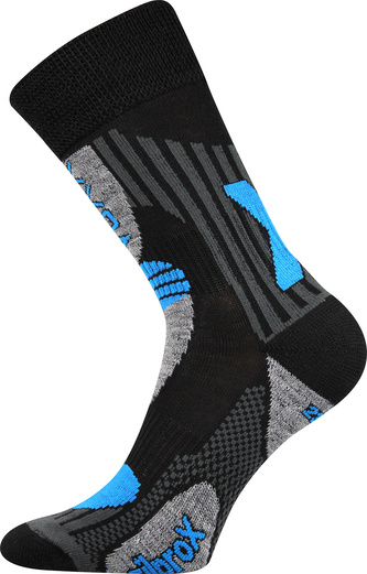 VoXX® ponožky Vision černá-modrá 43-46 (29-31) 1 pár