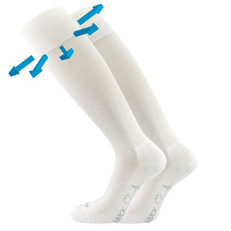 VoXX® podkolenky Medi knee bílá 39-42 (26-28) 1 pár