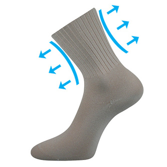 Boma® ponožky Diarten světle šedá 43-45 (29-30) 3 páry