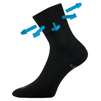 VoXX® ponožky Enigma Medicine černá 35-38 (23-25) 1 pár