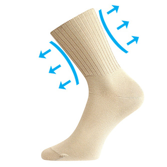 Boma® ponožky Diarten béžová 38-39 (25-26) 3 páry