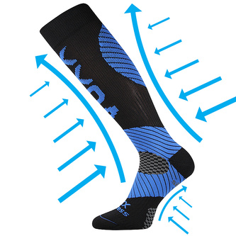 VoXX® podkolenky Protect černá 35-38 (23-25) 1 pár