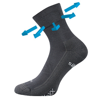 VoXX® ponožky Esencis tm.šedá 43-46 (29-31) 1 pár