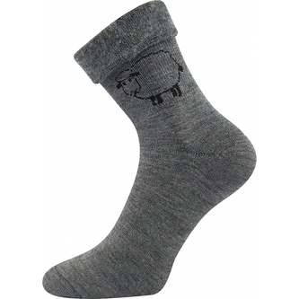 Boma® ponožky Ovečkana tm.šedá melé 35-38 (23-25) 3 páry