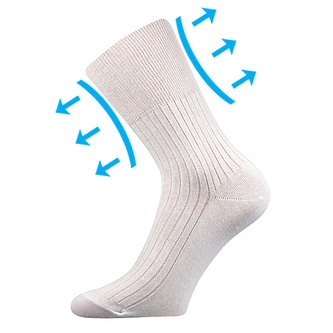 Boma® ponožky Zdrav. bílá 46-48 (31-32) 3 páry