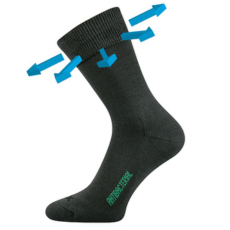 VoXX® ponožky Zeus zdrav. tmavě šedá 47-50 (32-34) 1 pár