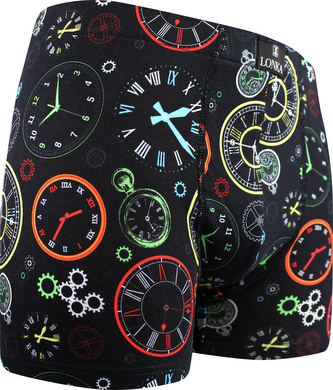 Pánské boxerky Lonka vícebarevné (Kevin-clock) M
