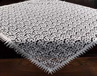 Krajkový ubrus TANIA bílá 85x85 cm MyBestHome