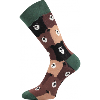 Lonka® ponožky Twidor medvědi 39-42 (26-28) 3 páry