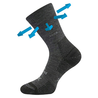 VoXX® ponožky Menkar tm.šedá 43-46 (29-31) 1 pár