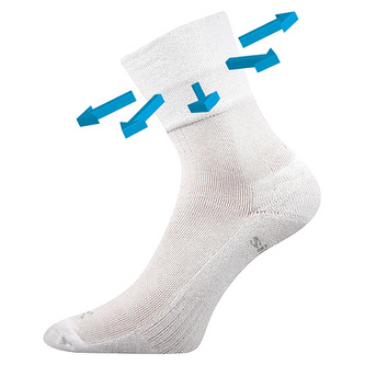 VoXX® ponožky Enigma Medicine bílá 39-42 (26-28) 1 pár