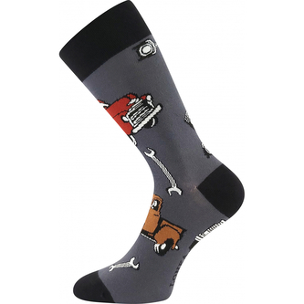 Lonka® ponožky Depate auta 39-42 (26-28) 3 páry
