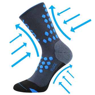 VoXX® ponožky Finish tm.modrá 39-42 (26-28) 1 pár