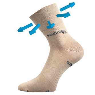 VoXX® ponožky Mission Medicine béžová 39-42 (26-28) 1 pár