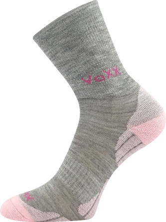 VoXX® ponožky Irizarik sv.šedá/magenta 35-38 (23-25) 1 pár