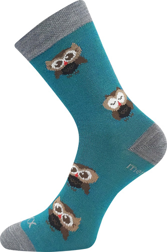 VoXX® ponožky Sovik modro-zelená 25-29 (17-19) 1 pár