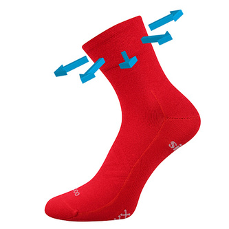 VoXX® ponožky Baeron červená 47-50 (32-34) 1 pár