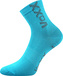 VoXX® ponožky Adventurik tyrkys 30-34 (20-22) 3 páry