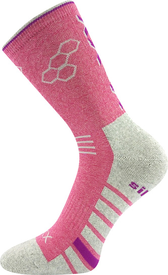 VoXX® ponožky Virgo tm.růžová melé 35-38 (23-25) 1 pár