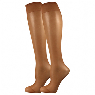 Lady B podkolenky LADY knee-socks 17 DEN / 2 páry opal uni 6 ks