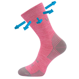 VoXX® ponožky Optimus růžová 35-38 (23-25) 1 pár