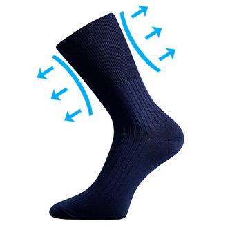 Boma® ponožky Zdrav. tmavě modrá 38-39 (25-26) 3 páry